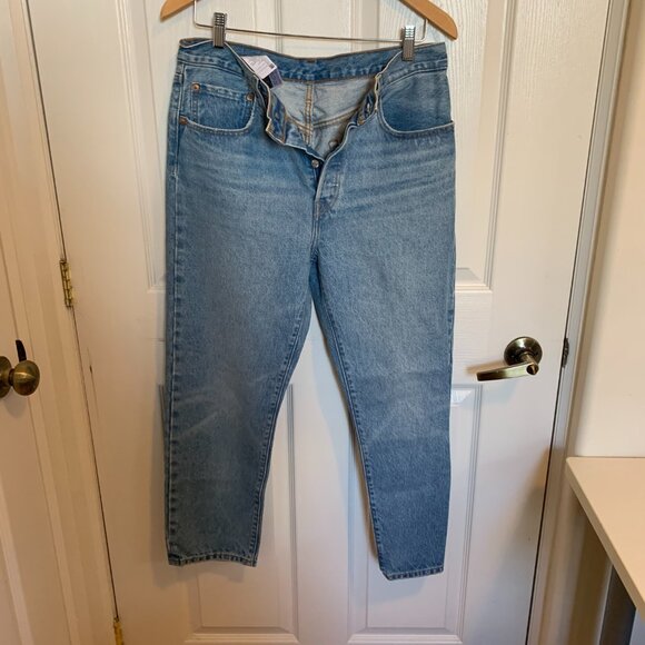 Levi's 501 Straight Ankle Jeans - Size 30 - Picture 6 of 12